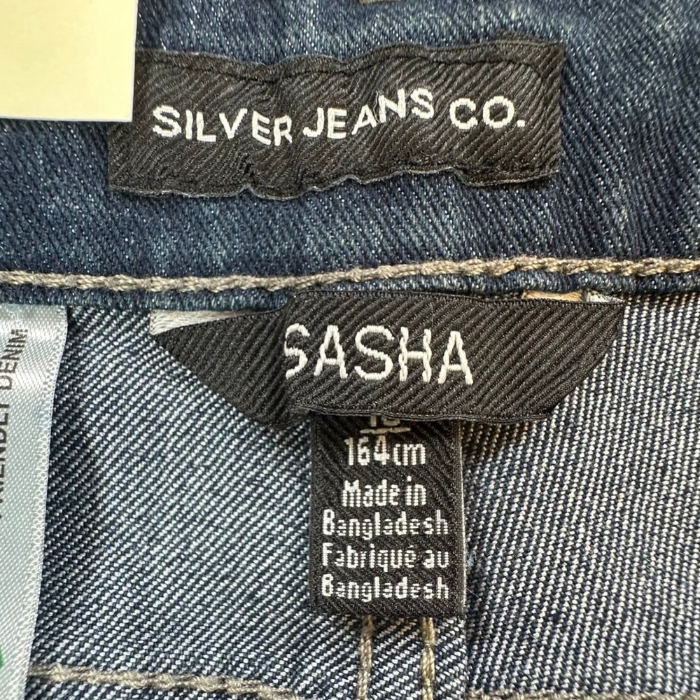 Silver Jeans Co Sasha Skinny Jeans Girls 16 Blue Eco Denim Slim Fit NWT - Picture 9 of 16